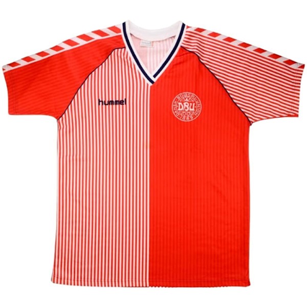 Tailandia Camiseta Dinamarca 1ª Retro 1986 Rojo